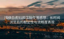 围绕白虎91的实际使用感想：长时间浏览后的稳定性与流畅度表现