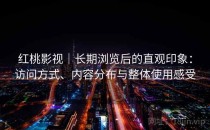 <strong>红桃影视</strong>｜长期浏览后的直观印象：访问方式、内容分布与整体使用感受