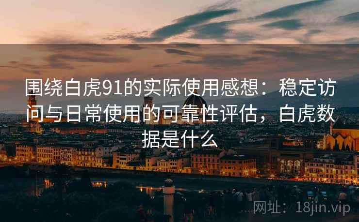 围绕白虎91的实际使用感想：稳定访问与日常使用的可靠性评估，白虎数据是什么  第1张